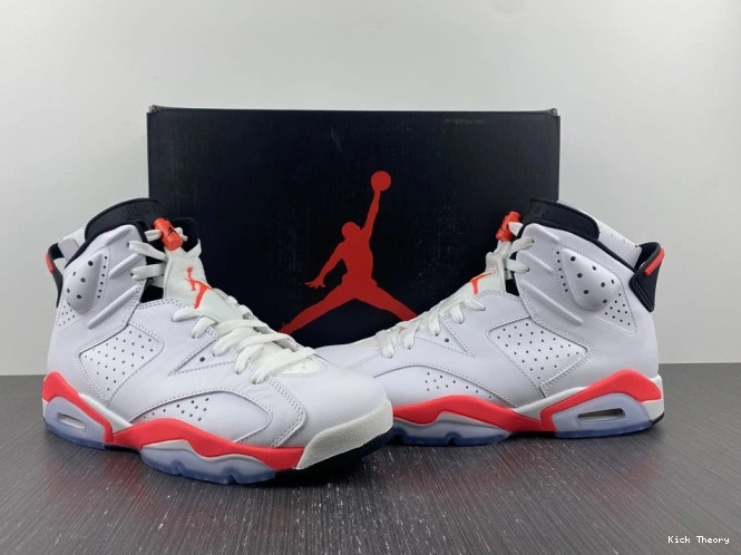 Kicktheory (2014) Jordan Infrared White Retro 384664-123 6 0804